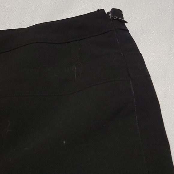 Larry Levine stretch black straight leg dress pants size 14 - Picture 6 of 8